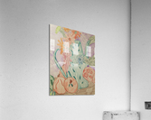 flower vessal drawing Acrylic Print