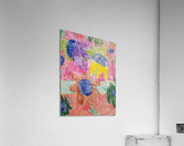 happy flower drawing Acrylic Print