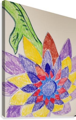 rosolyn flower 2 Canvas Print