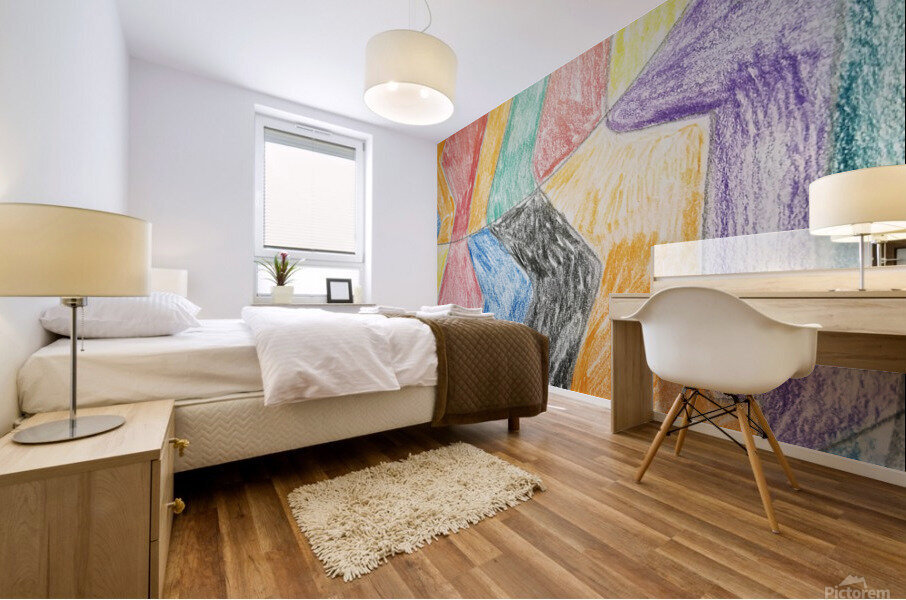 print drawing Mural print