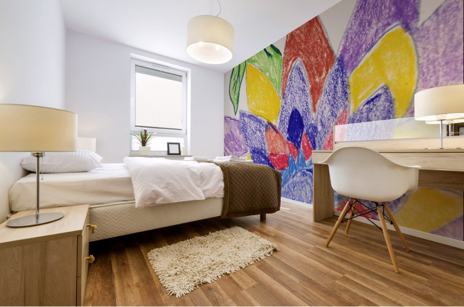 rosolyn flower 2 Mural print