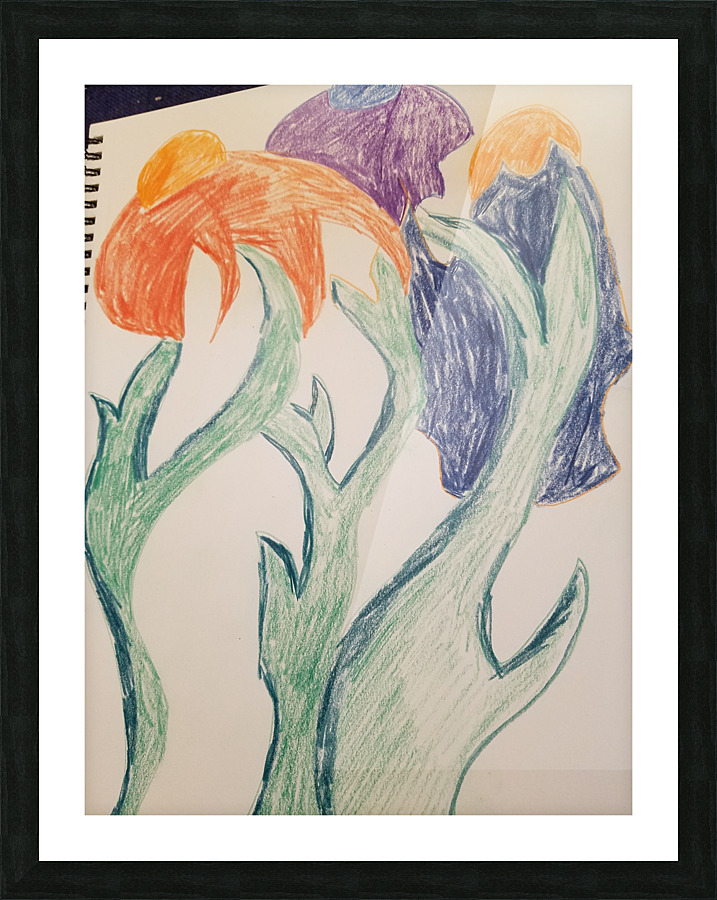 midland flowers Picture Frame print