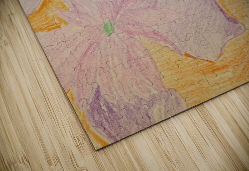 burgundy flower drawing Anneliese Frazier puzzle