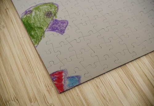 flying mushrooms drawing Anneliese Frazier puzzle
