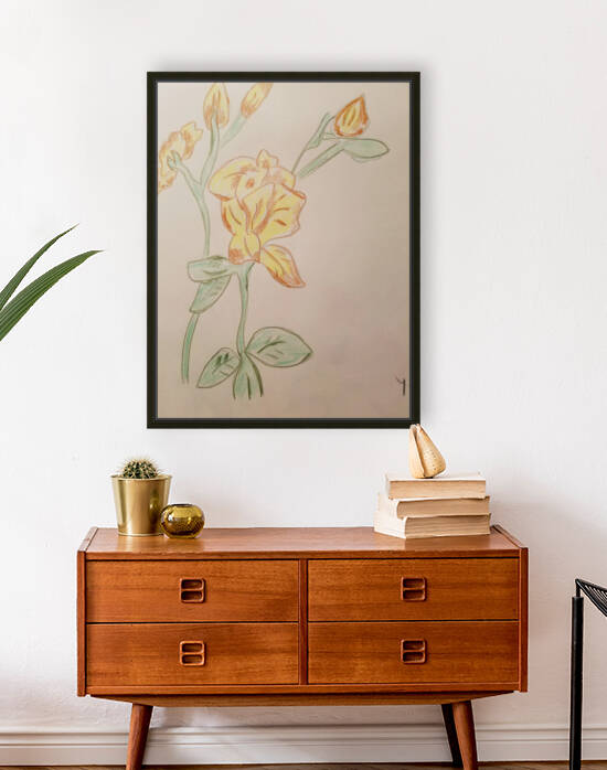 Zereon flower drawing Reproduction