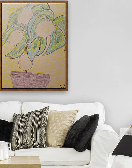 ferren flowers drawing Reproduction