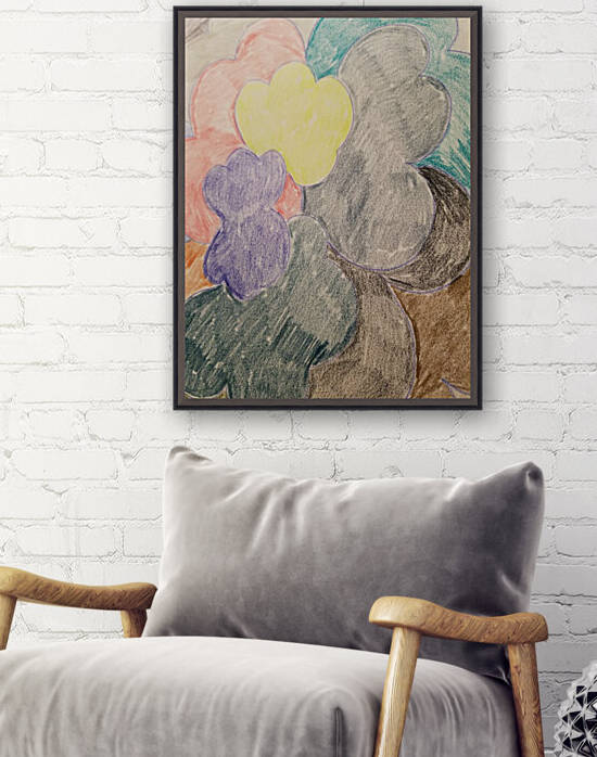 bubble color drawing Reproduction