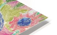 happy flower drawing HD Metal print