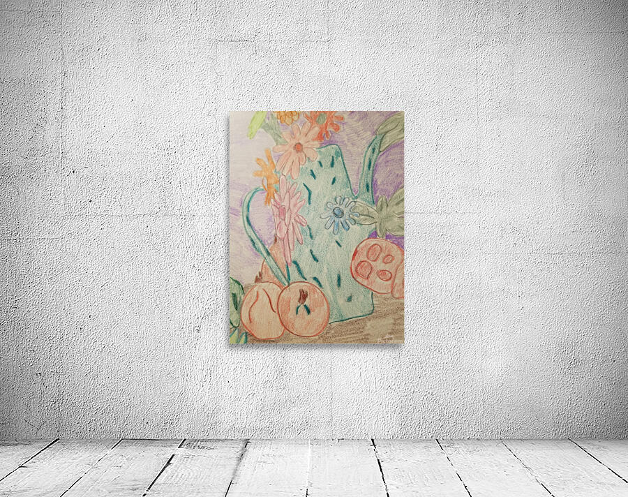 flower vessal drawing Wall Preview