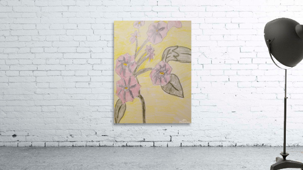 vera flower drawing Wall Preview