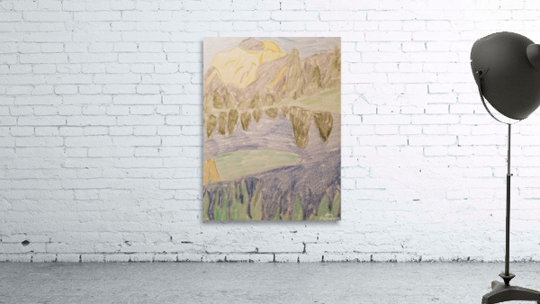 mountains drawing Wall Preview