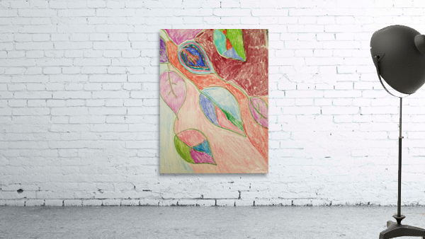 falling leaves drawing Wall Preview