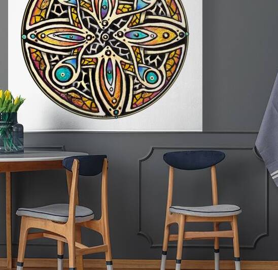 Blooming Mandala by Julie Ann Strickliin by Julie Ann Stricklin