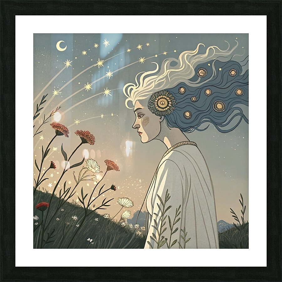 Cosmic Oracle Version 1 Picture Frame print