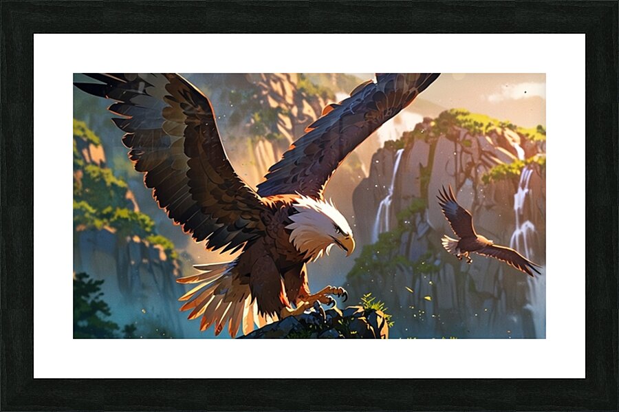 Wings of Majesty V1 Picture Frame print