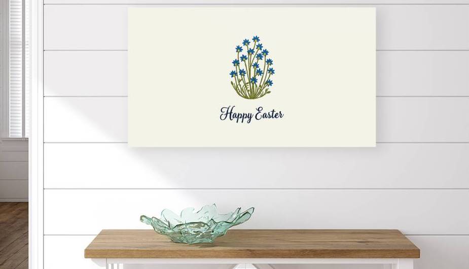 Floral Easter Egg Embroidery Design 2 by Nourdigit