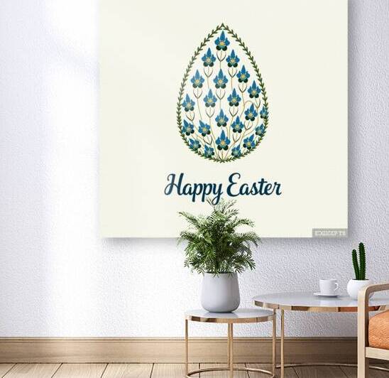 Floral Easter Egg Embroidery Design  5 by Nourdigit