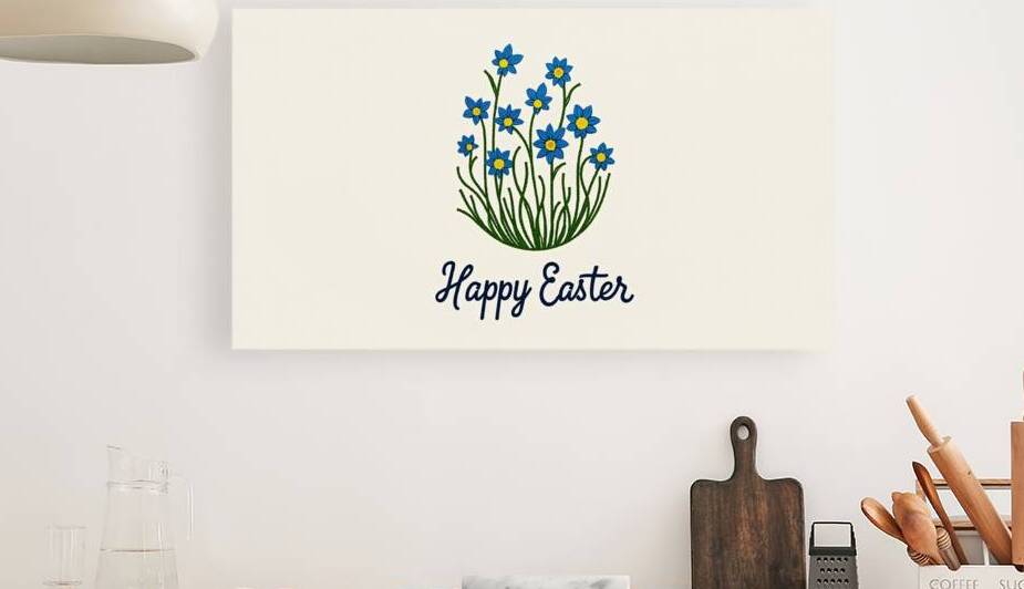 Floral Easter Egg Embroidery Design 7 by Nourdigit