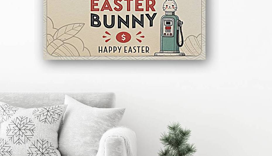 Easter Bunny Gas Money Gift Holder V2 by Nourdigit