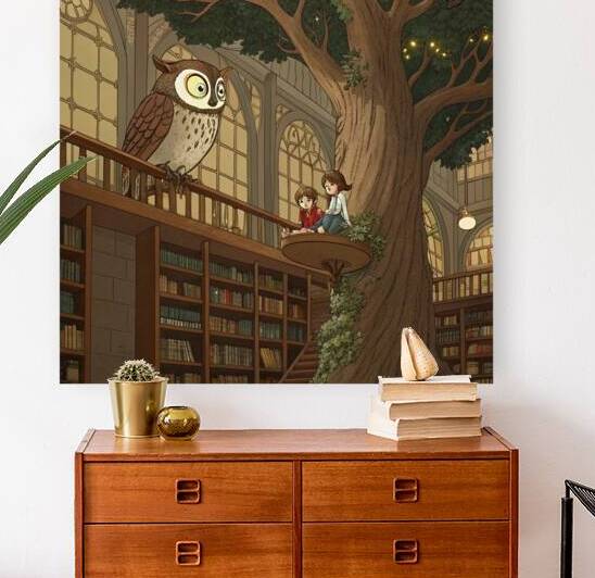 The Living Library by Nourdigit