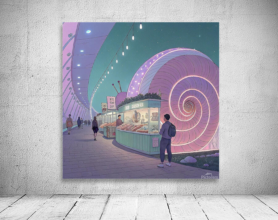 The Snail Bazaar Version 1 Wall Preview