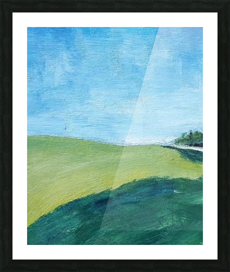 Study for Fields at Cossall Picture Frame print