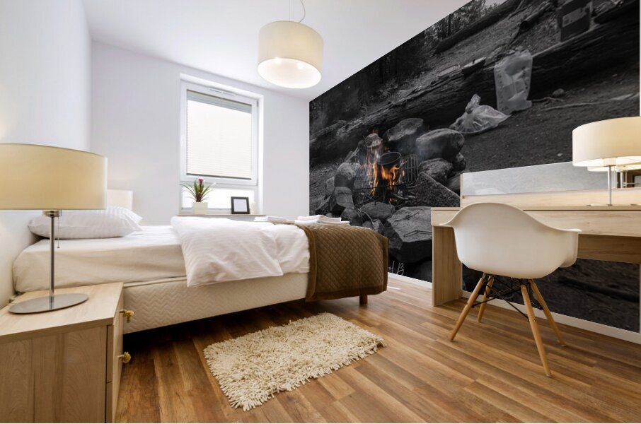 Backcountry Cooking Mural print