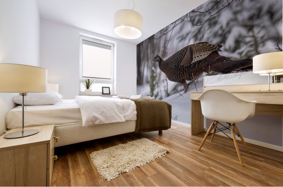 Talking Turkey Mural print