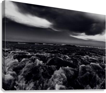 Dark Water and Dark Sky Canvas Print