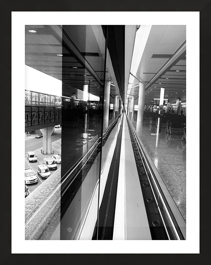 The Long Walk Picture Frame print