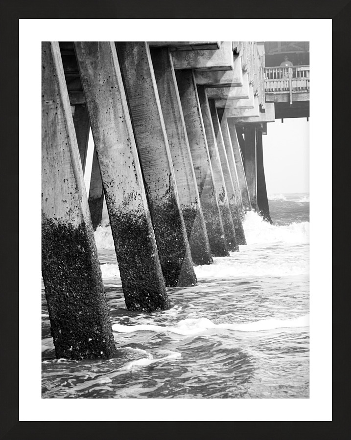 The Pier Picture Frame print