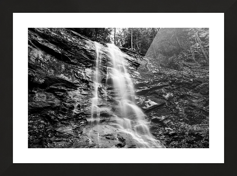 Rock and Water Picture Frame print