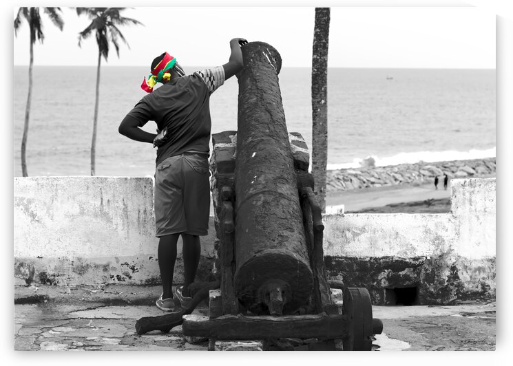 Contemplating History: A Gaze Beyond the Slave Castle by Ganyobiphotos
