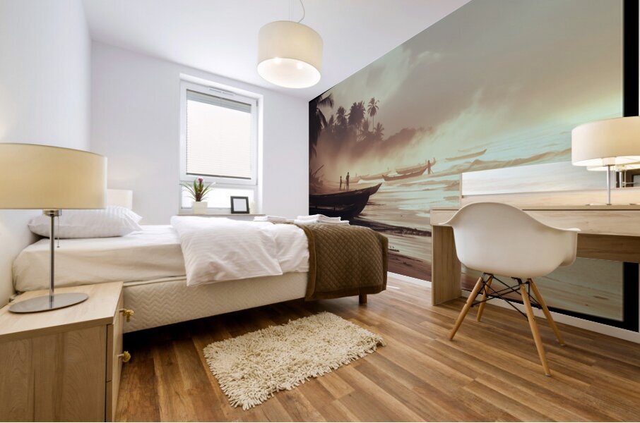 Before the Light Settles Mural print