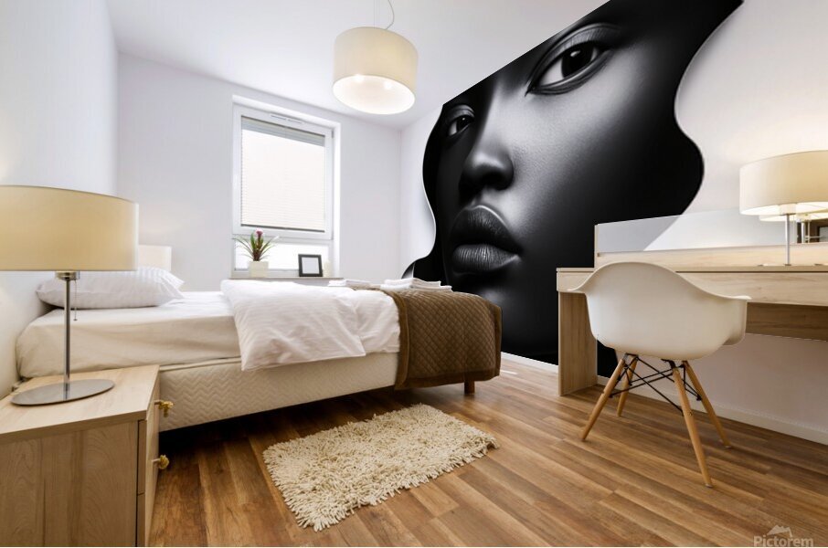 Form in Silence Mural print