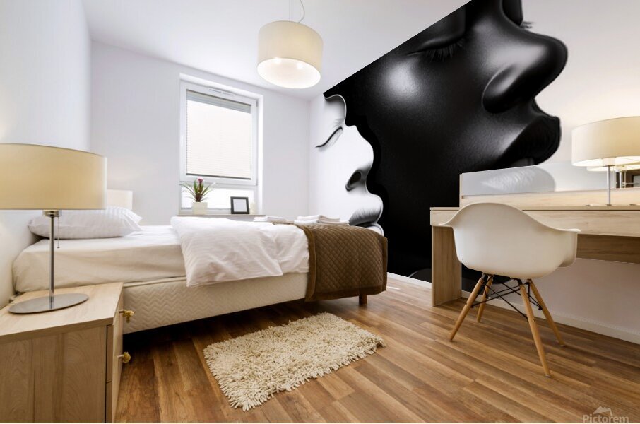 Between Two Selves Mural print