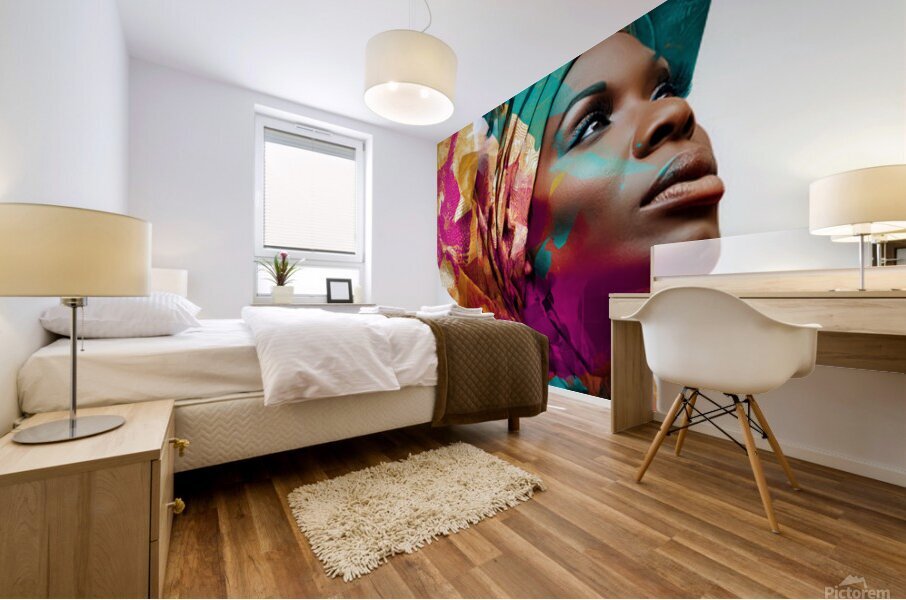 Becoming Light Mural print