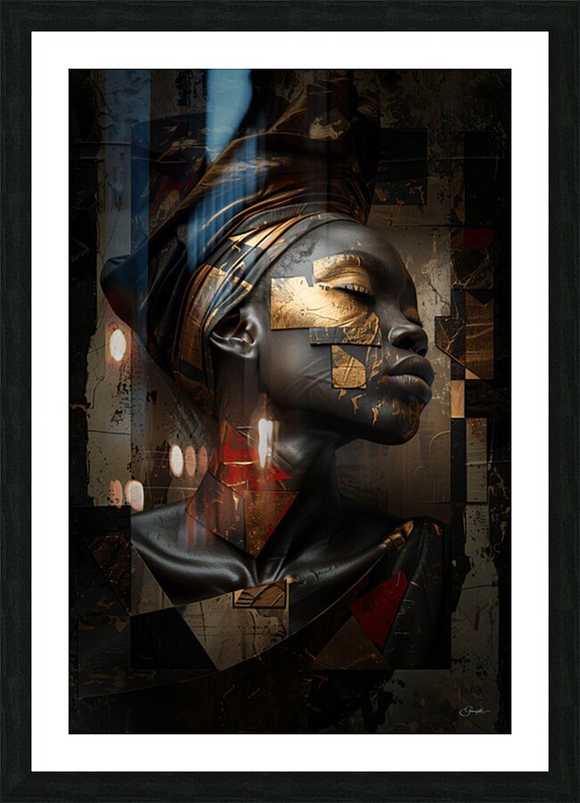 Constructed Identity Picture Frame print