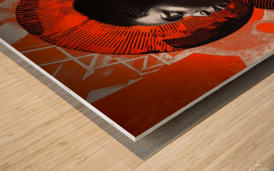 Solar Silence Wood print
