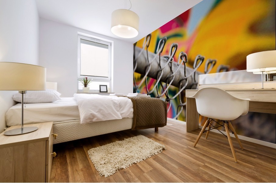 Chain Link Mural print