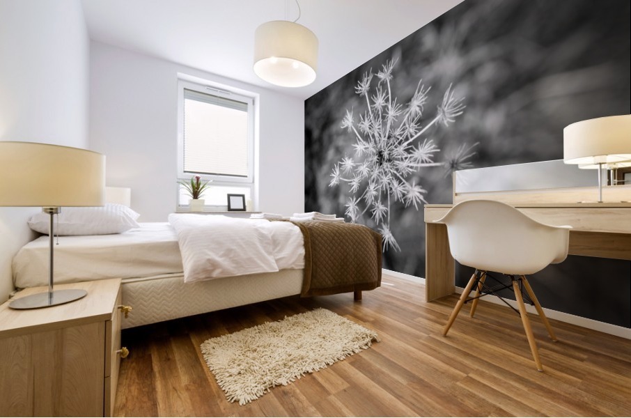 Winter Dandelion Mural print