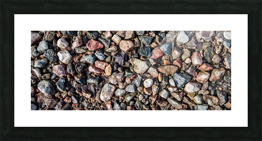 Pebbles Picture Frame print