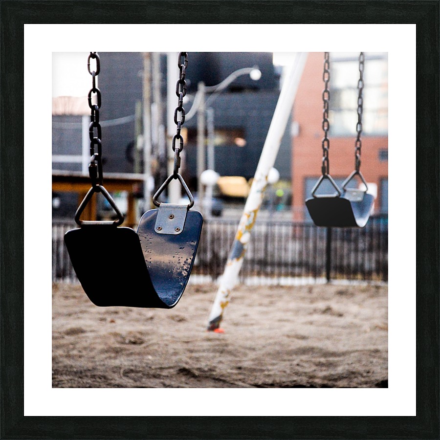 Swung Picture Frame print