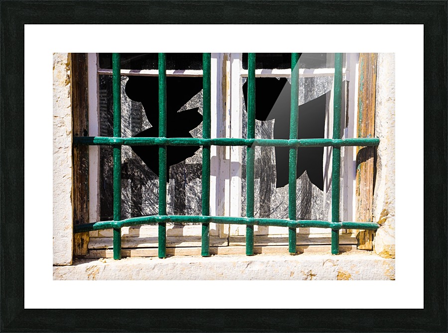 Smashed Picture Frame print