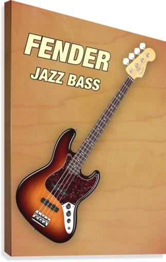 Fender Jazz Bass Canvas Print