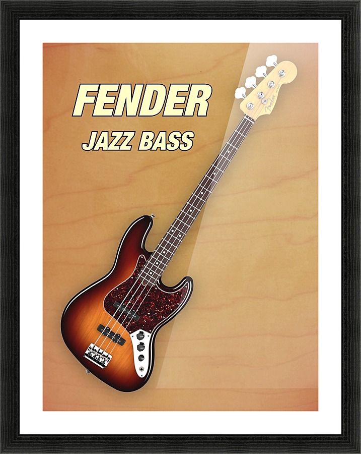 Fender Jazz Bass Picture Frame print