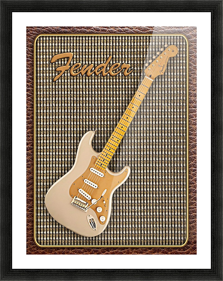 Fender Stratocaster Classic Player Picture Frame print