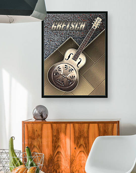 Old  Gretsch Acoustic Resonator   by shavit mason
