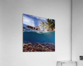Split. Tropical island Acrylic Print