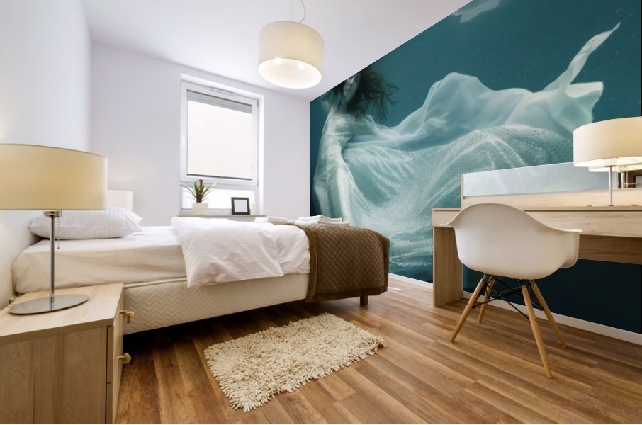 Underwater beauty Mural print